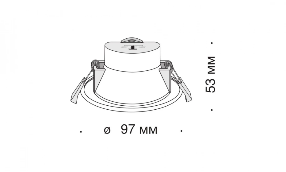 Встраиваемый Светильник Technical Dl015-6-L7W - фото 4