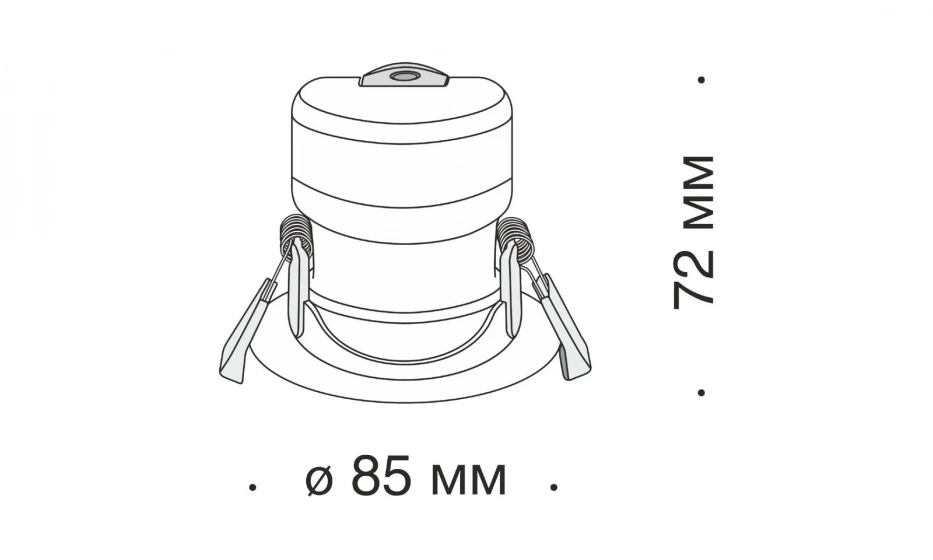 Встраиваемый Светильник Technical Dl014-6-L9W - фото 7
