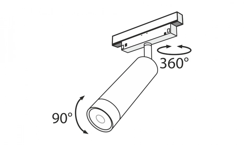 Трековый Светильник Technical Tr019-2-7W4K-B - фото 5