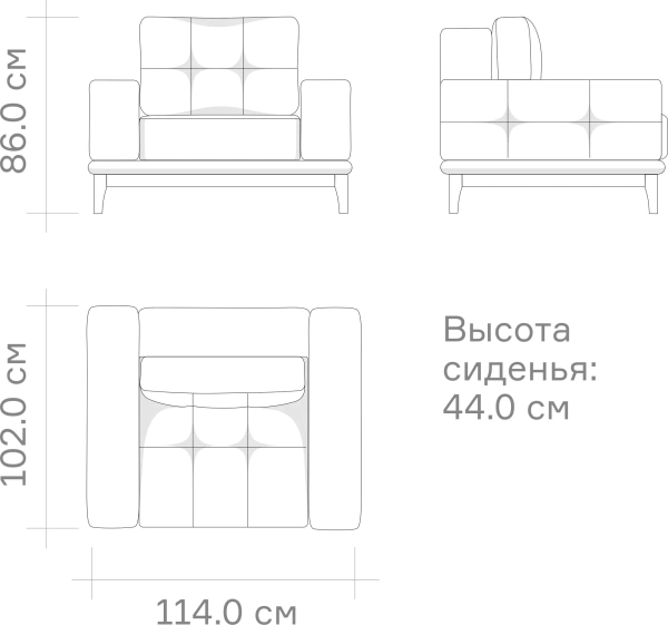 Пуф Decona Nadwig
