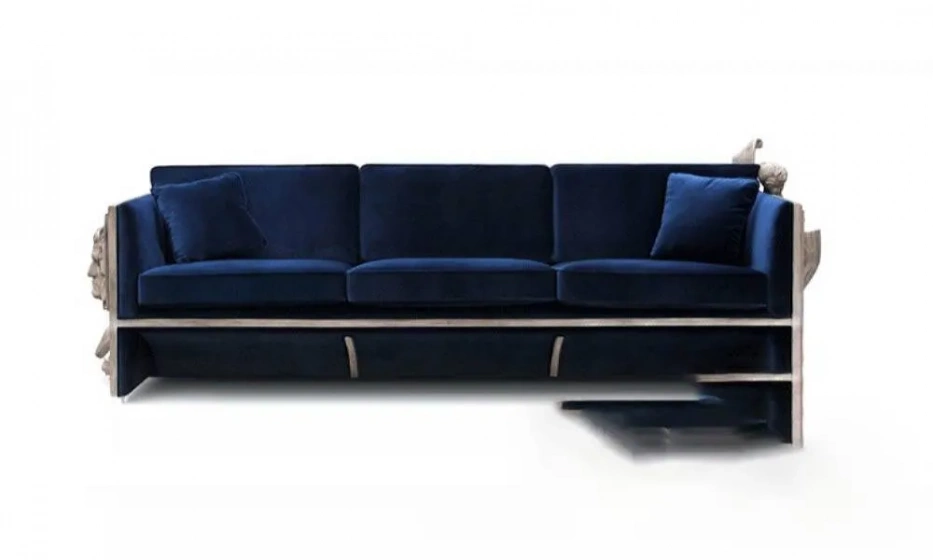 Диван Трехместный Versailles Gray Fabric, Boca Do Lobo - фото 1