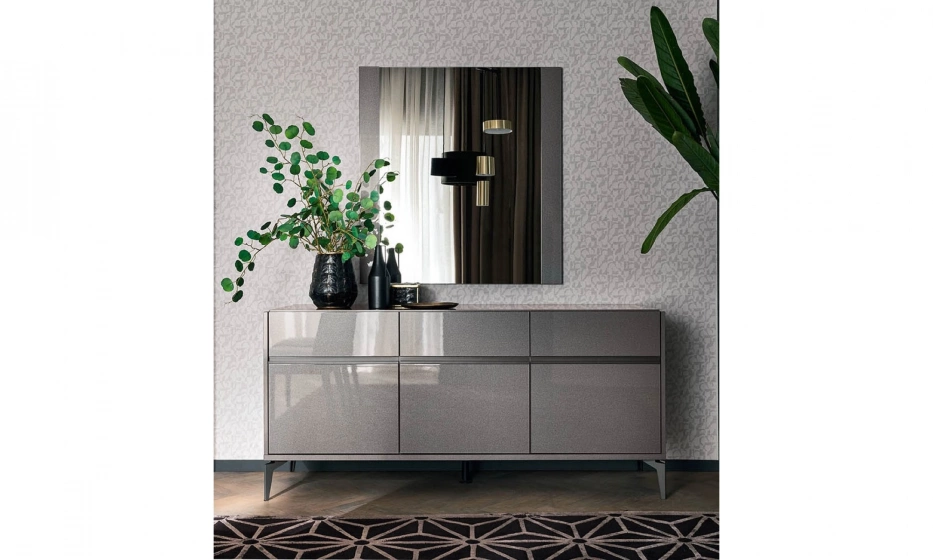 Буфет 3-х дверный Alf Group Graphite - фото 1