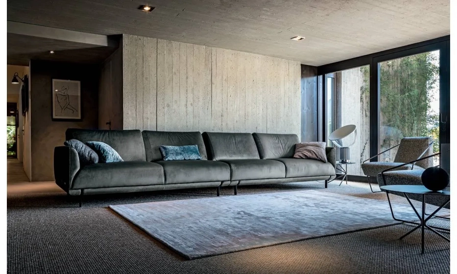 Диван Assago Nicoline Salotti 3002 + 3001 - фото 1