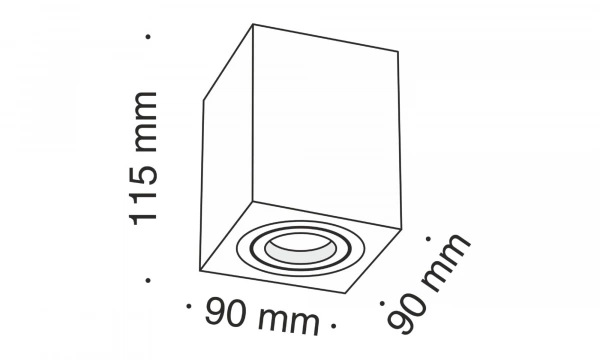 Потолочный Светильник Technical C017Cl-01W