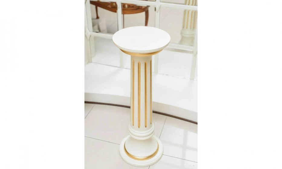 Колонна h.82 avorio + foglia oro DA7 - фото 6