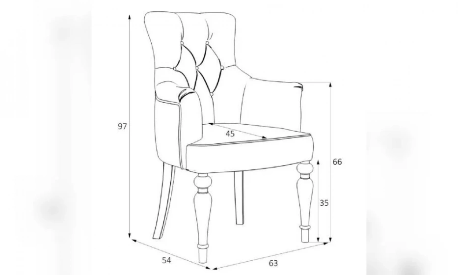Полукресло C06T-K03-B10 - фото 2