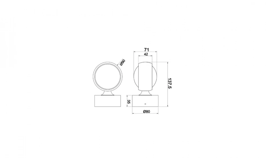 Бра Technical Mod072Wl-L8B3K - фото 6