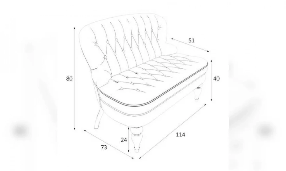 Диван Kreind Canapes Канапе M10-W-E33 - фото 1