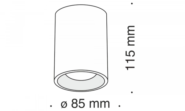 Потолочный Светильник Technical C012Cl-01W