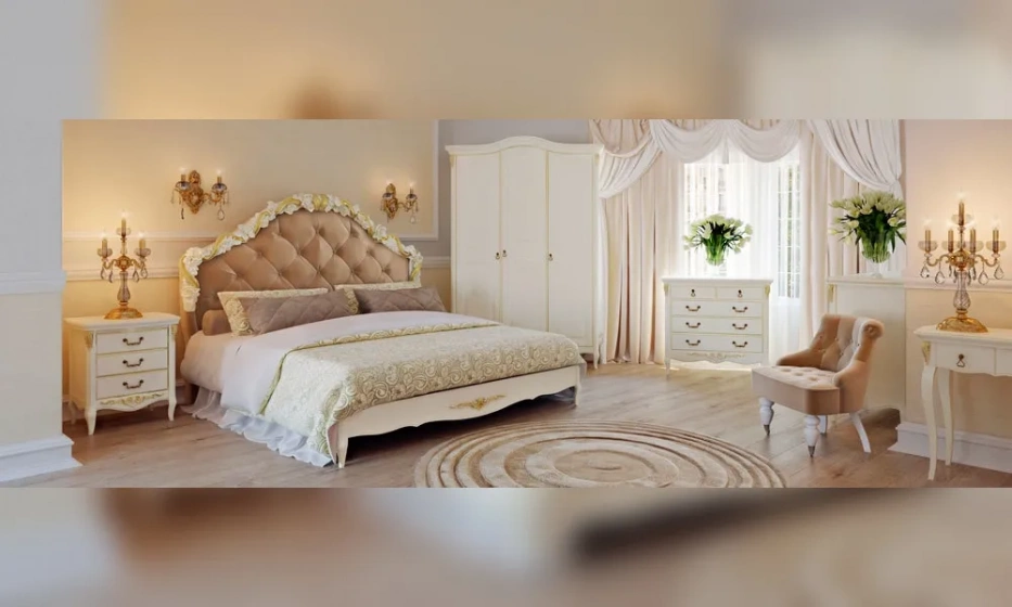 Тумба Kreind Romantic Gold Прикроватная 3 Ящика R117G - фото 4