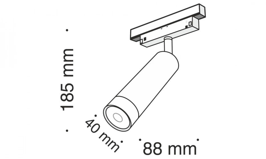 Трековый Светильник Technical Tr019-2-7W4K-B - фото 3