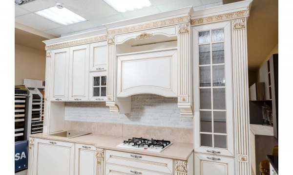 Stosa Cucine Dolcevita Кухня + Столешница+Мойка Бежевый\Золото