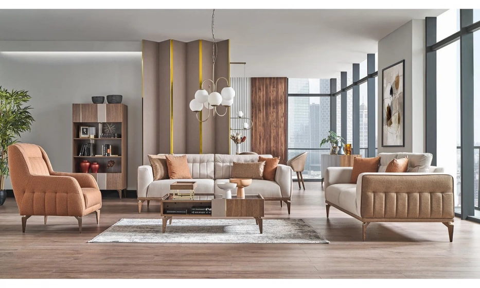 Диван 3Х Местный Likya Turkey 221X94X88 - фото 1