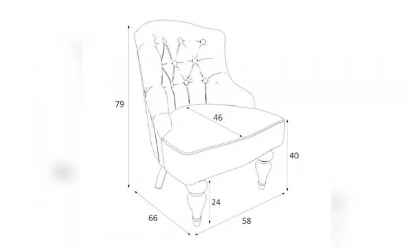 Кресло Kreind Canapes Шоффез M08-B-E18