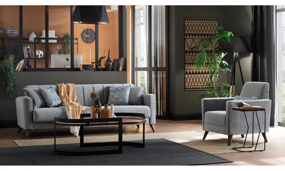 Диван 3Х Местный Loft Turkey 228X89X80 - фото 3