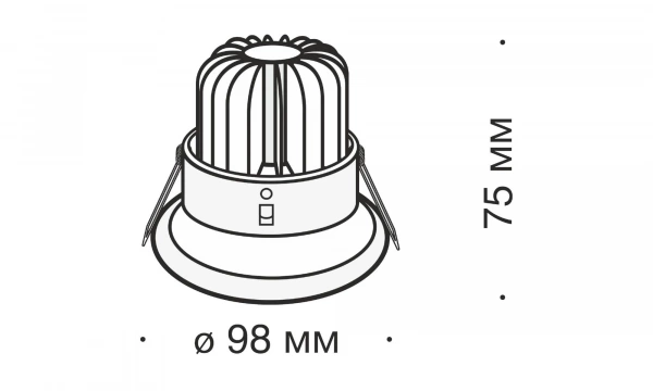 Встраиваемый Светильник Technical Dl031-2-L8W