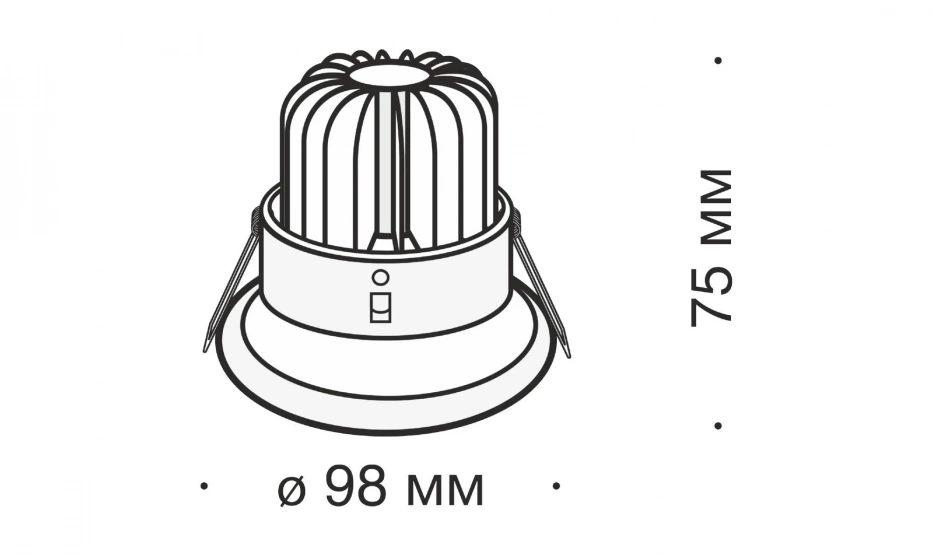 Встраиваемый Светильник Technical Dl031-2-L8W - фото 3