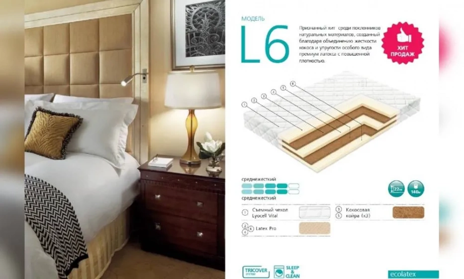 Матрас Вегас L6-2 - фото 1