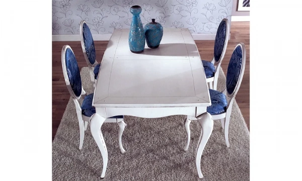 Столовая Giorgio Casa Memorie Veneziane K7 (стол, комод, витрина 2-х дверная, стул 4 шт, полукресло 2 шт.)