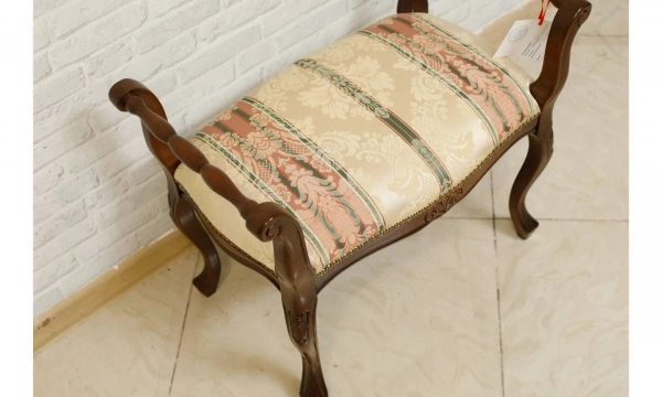 Morello Gianpaolo Банкетка Parma Ткань Tps1230 Seal 1706 Col.3 Damascato Beige/Rosa