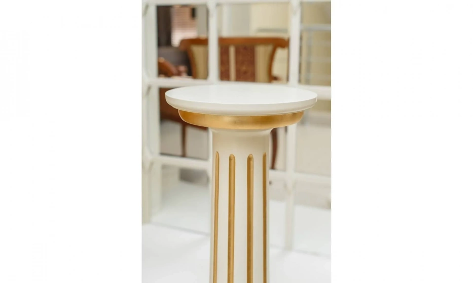 Колонна h.82 avorio + foglia oro DA7 - фото 4