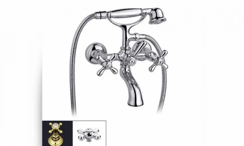 Смеситель Для Ванны Nicolazzi Nuova Brenta 2501Gb Золотистая Латунь - фото 1