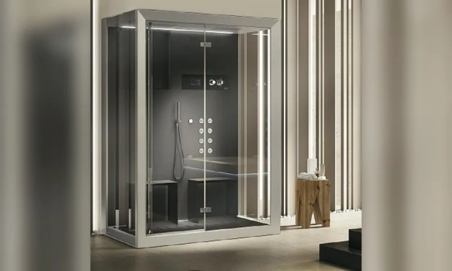 Душевая Кабина Jacuzzi Frame In2 9448-27619 Черн/Хром - фото 1