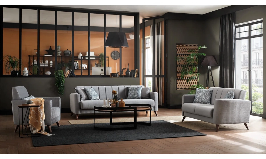 Диван 2Х Местный Loft Turkey 156X89X80 - фото 1