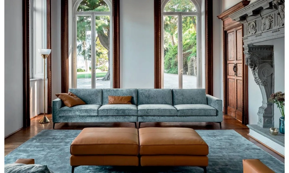 Диван Nausicaa Nicoline Salotti 3001 + 3002 - фото 1