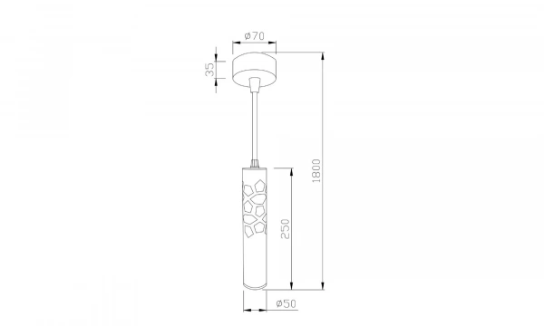 Подвесной Светильник Technical P037Pl-L11B4K