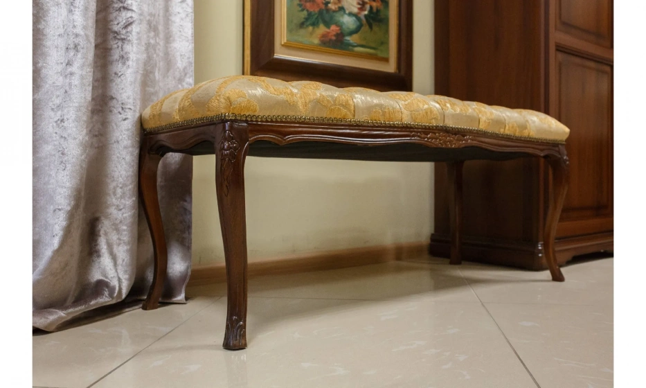 Morello Gianpaolo Скамья Sonia Capitone Noce C1 - фото 1