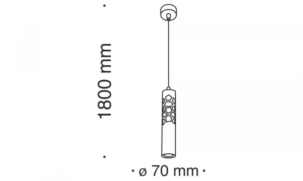 Подвесной Светильник Technical P037Pl-L11B4K