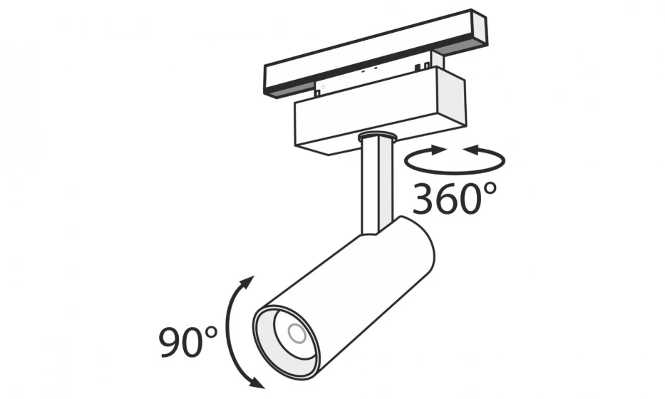 Трековый Светильник Technical Tr019-2-10W4K-B - фото 5