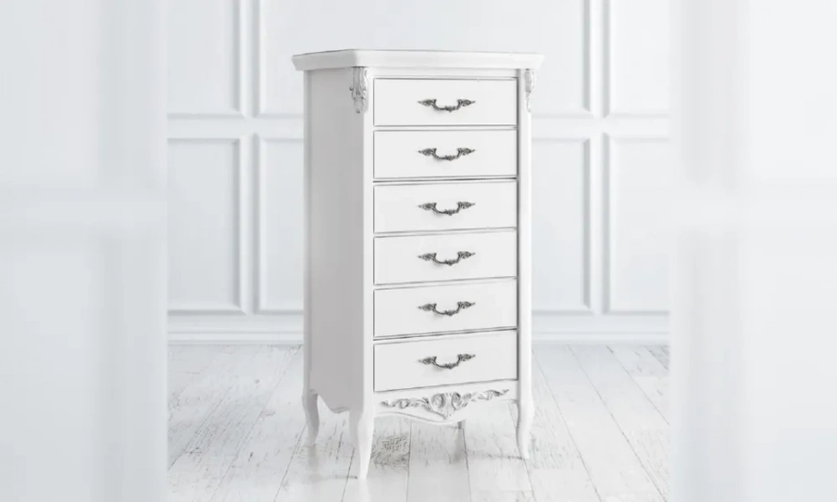 Комод Kreind Silvery Rome Высокий 6 Ящиков S108-K00-S - фото 1