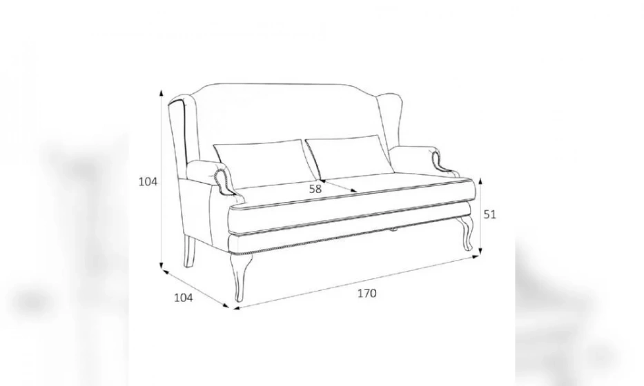 Софа Kreind Френсис M14-Bn-0374 - фото 3