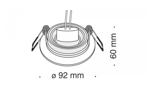 Встраиваемый Светильник Technical Dl023-2-01S