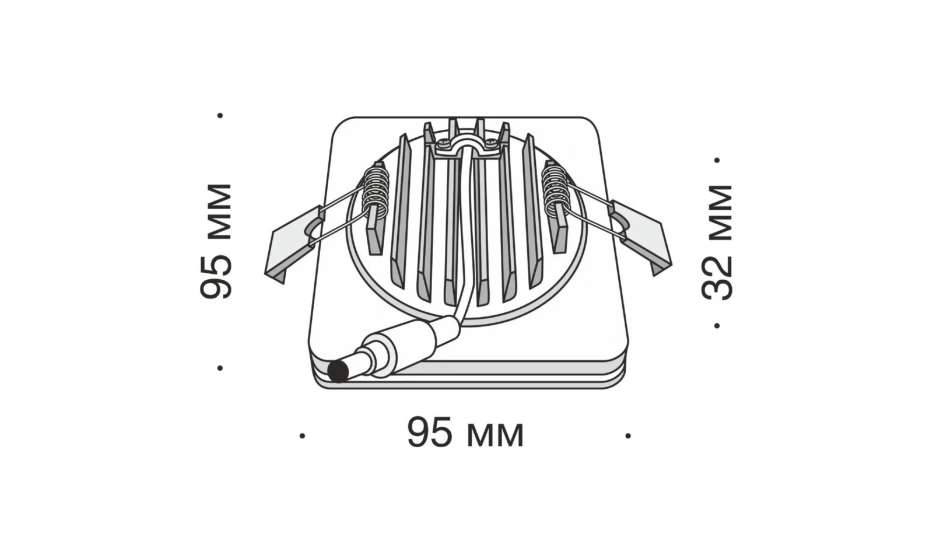 Встраиваемый Светильник Technical Dl303-L12W4K - фото 2