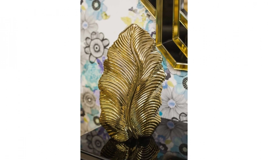 Garda Decor Ваза Золотая 25,5*12*44,5 - фото 1