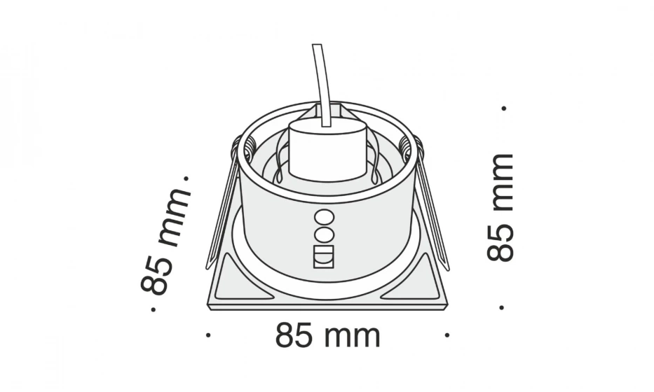 Встраиваемый Светильник Technical Dl033-2-01W - фото 5