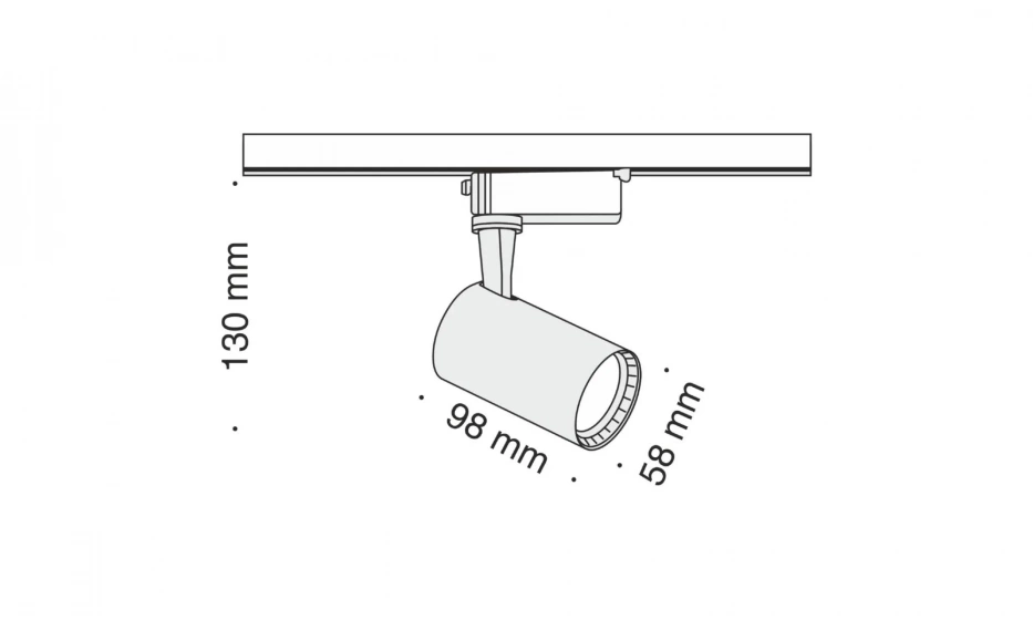 Трековый Светильник Technical Tr003-1-6W4K-B - фото 6