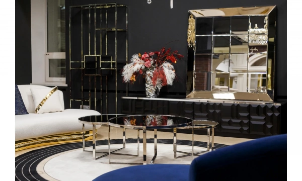 Комплект из 3-х журнальных столов BALHOME HERMES