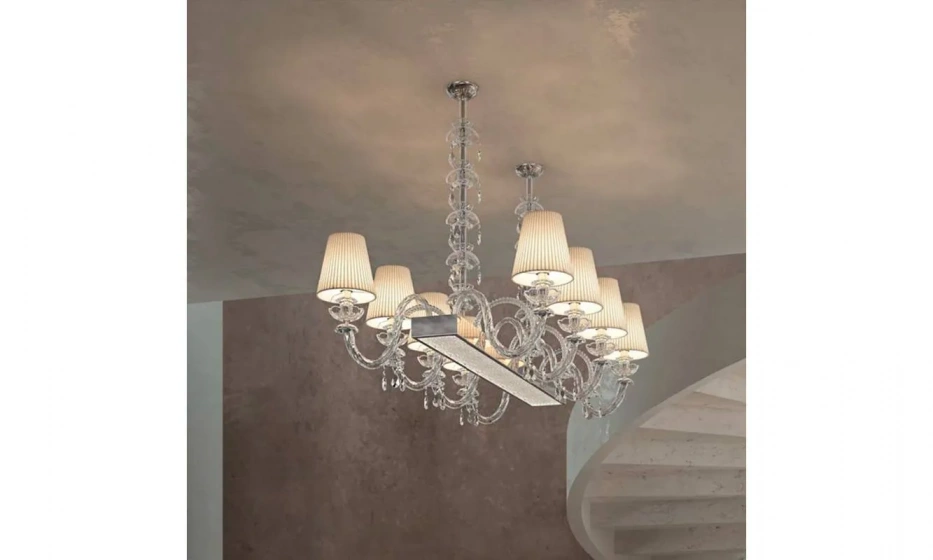 Люстра Patrizia Volpato 1310/8 - H102 Clear - фото 1