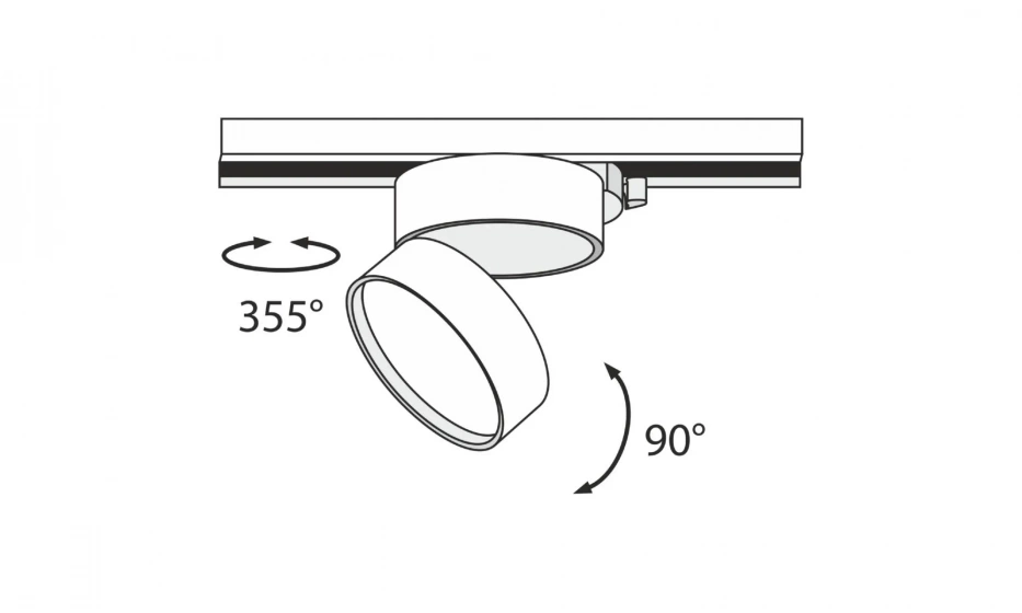 Трековый Светильник Technical Tr007-1-18W3K-B - фото 5