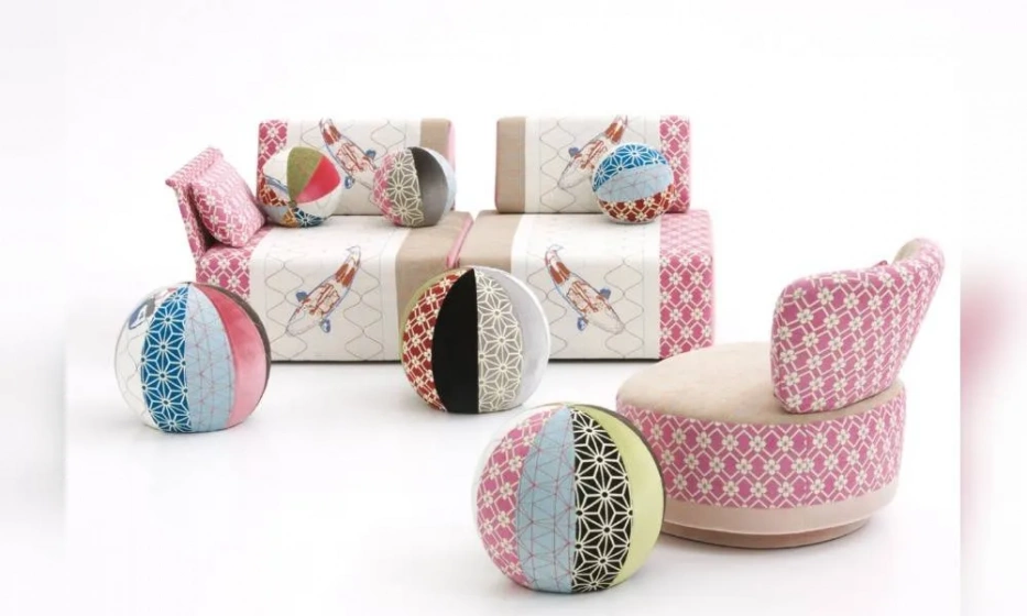 Пуф Круглый Обитый Тканью Joy, Moroso - фото 1