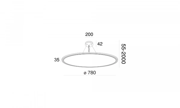 Подвесной Светильник Technical Mod057Pl-L78W4K