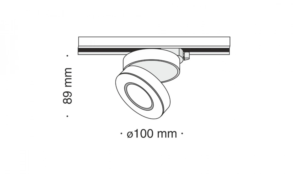 Трековый Светильник Technical Tr006-1-12W3K-B4K - фото 3