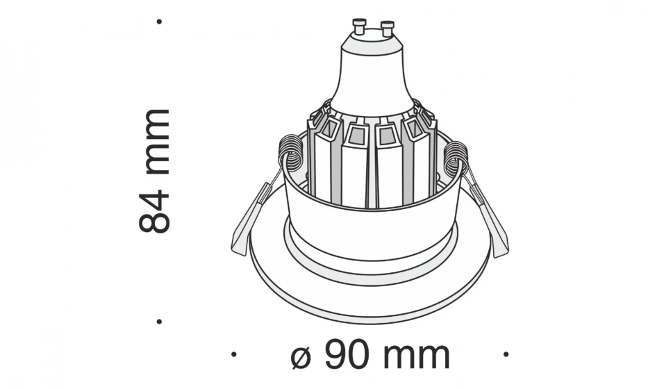 Встраиваемый Светильник Technical Dl041-01B - фото 5