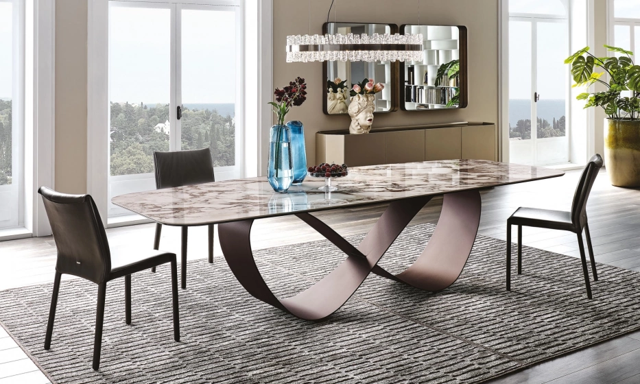 Стол обеденный Butterfly Keramik Cattelan Italia - фото 1