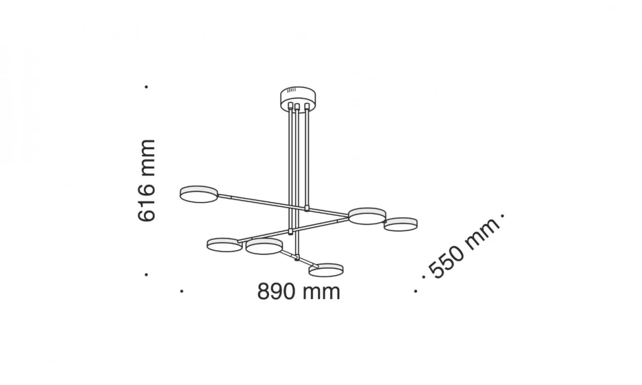 Подвесной Светильник Technical Mod070Pl-L38B3K - фото 2