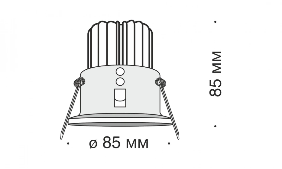 Встраиваемый Светильник Technical Dl034-2-L12B - фото 4